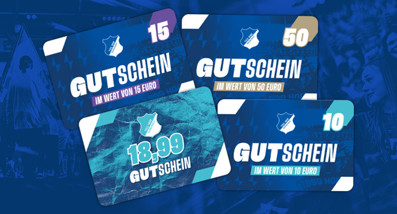 Richtig Tippen und im TSG-Fanshop die neuen Fanartikel abgreifen. Es warten Fanshop-Gutscheine im Wert von bis zu 150€ auf Dich.